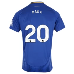 Camiseta Fútbol Leicester City Daka #20 2024-25 Primera Equipación Hombre